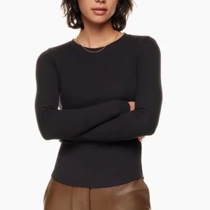 Wilfred Free Go To long sleeve, black, XS